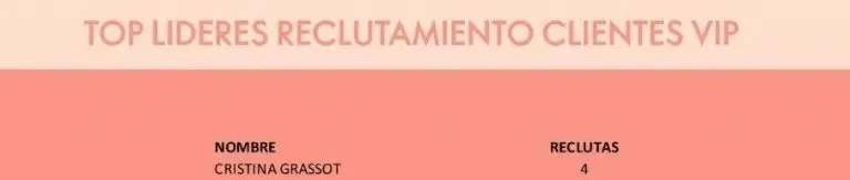 Top 1 Reclutamiento Clientes VIP