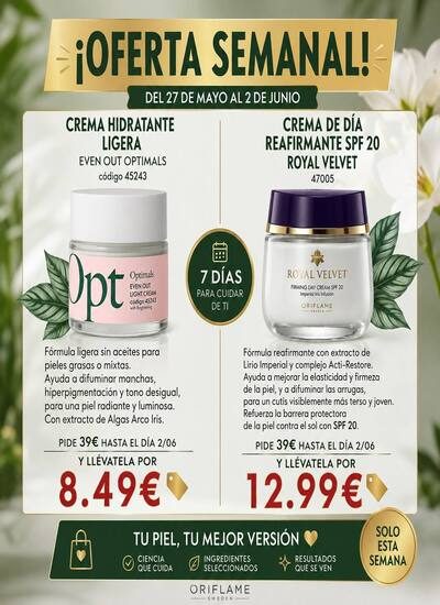 catálogo oriflame España